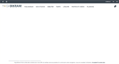 Desktop Screenshot of bikramyogaparis.com